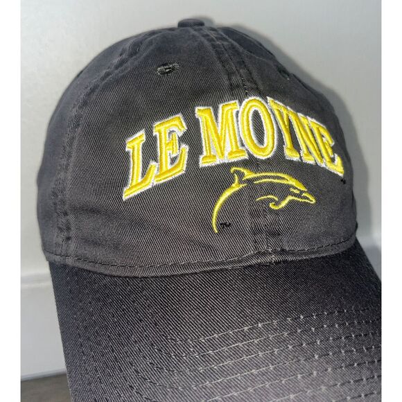 Le Moyne Dolphins Legacy Strapback Hat NCAA Gray Legacy Brand Adjustable - Picture 2 of 8